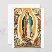 Papier Notre-Dame de Guadalupe (Devant / Derrière)