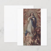 Papier Notre-Dame de l'Immaculée Conception Art (Devant / Derrière)