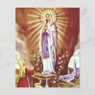 Papier Notre-Dame de Lourdes