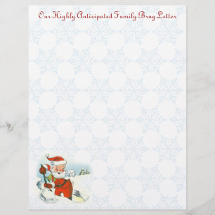 Papier Notre lettre de vantardise familiale tant attendue