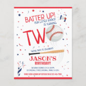 Papier Notre petit budget de baseball de la petite Rookie (Devant)