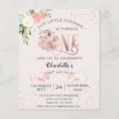 Papier Notre petit Citrouille un premier budget d'anniver (Devant)