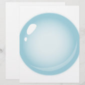 Papier Nourriture boguée petite bulle (Devant / Derrière)