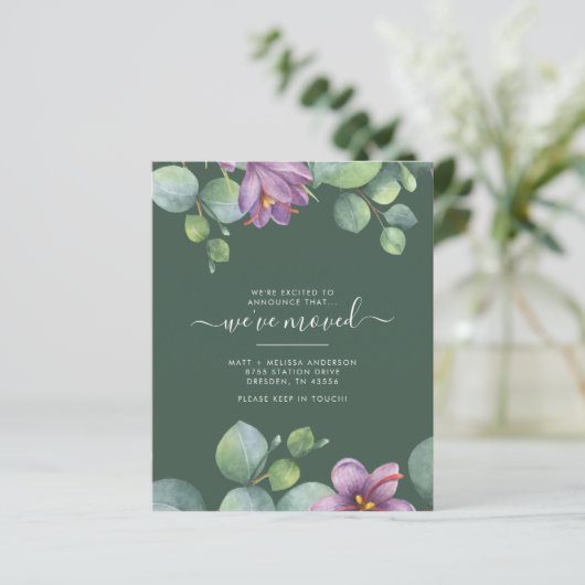 Papier Nous avons bougé budget Eucalyptus Succulent bouge (Debout devant)