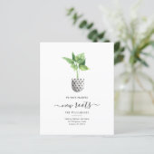 Papier Nous avons déménagé Boho Moving Faire-part (Debout devant)