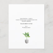 Papier Nous avons déménagé Boho Moving Faire-part (Dos)