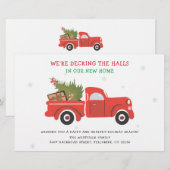 Papier Nous avons déménagé Noël vacances Faire-part de dé (Devant / Derrière)