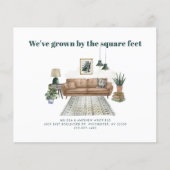 Papier Nous avons déplacé Chic Boho Moving Faire-part (Devant)