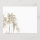 Papier Nous avons déplacé des palmiers en mouvement Faire (Dos)