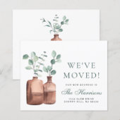 Papier Nous Avons Déplacé L'Aquarelle Eucalyptus Faire-pa (Devant / Derrière)