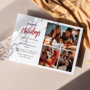 Papier Nous avons déplacé le collage de photos de famille