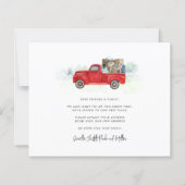 Papier Nous avons déplacé le Faire-part de changement d'a (Dos)