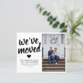 Papier Nous avons déplacé une nouvelle adresse photo de d (Debout devant)