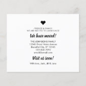 Papier Nous avons déplacé une nouvelle adresse photo de d (Dos)