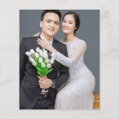 Papier Nous Avons Lié Les Invitations Du Mariage De Noeud (Dos)