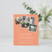 Papier Nous Avons Lié Les Invitations Du Mariage De Noeud (Debout devant)