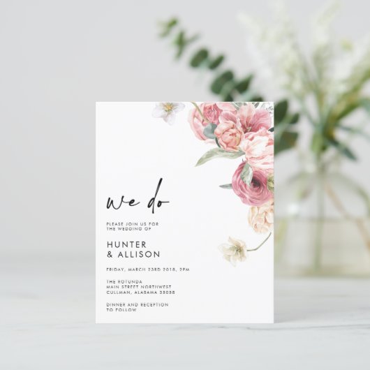 Papier Nous faisons Faire-part de mariage | Annabeth (Debout devant)