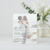 Papier Nous faisons Mariage Photo Invitation (Debout devant)
