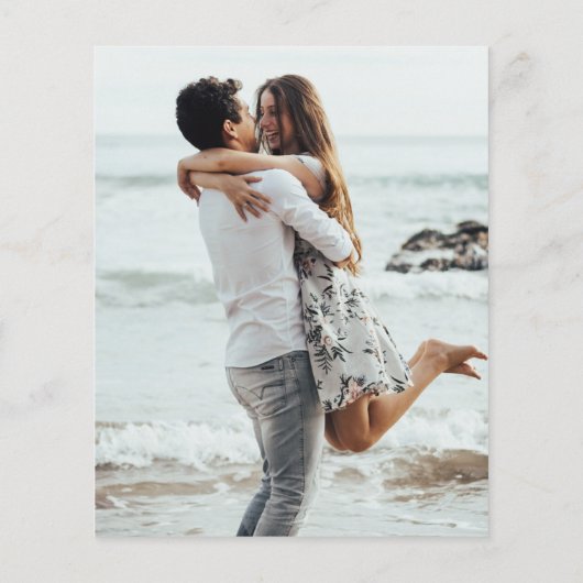 Papier Nous faisons Mariage Photo Invitation (Dos)