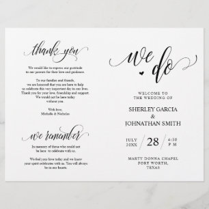 Papier Nous le faisons, Noir, Foldable Mariage Ceremony P