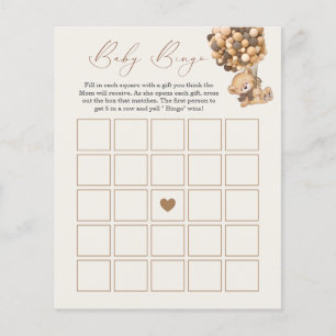 Papier Nous Pouvons Attendre Baby shower Bingo Jeu