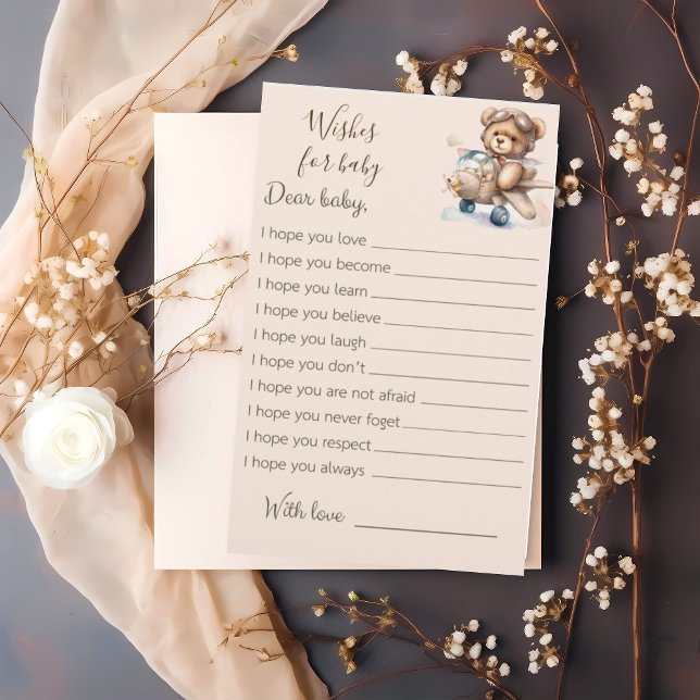 Papier Nous pouvons attendre hâte ours en peluche souhait (Créateur téléchargé)