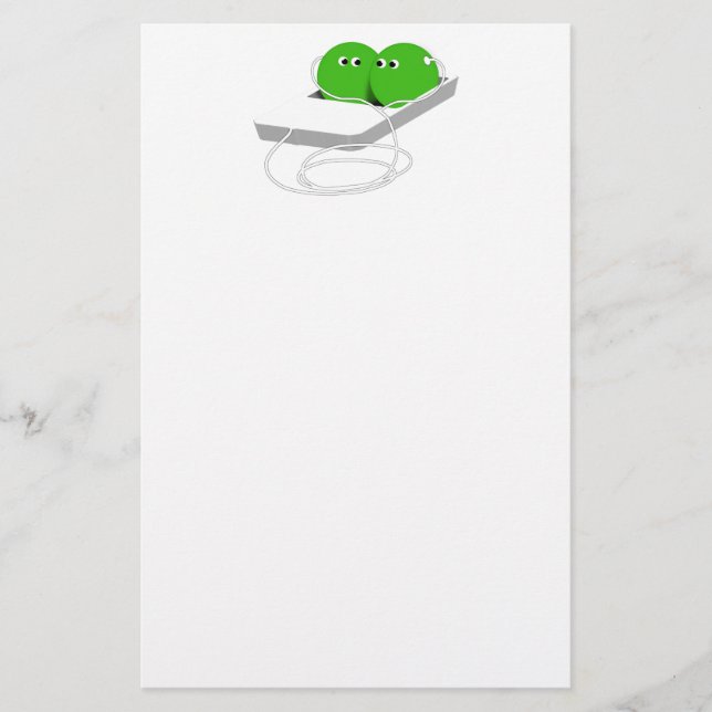 Papier Nous Sommes Comme Deux Pois Dans Un Pois (Devant)