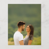 Papier Nous sommes engagés Rustic Engagement Party Invita (Dos)