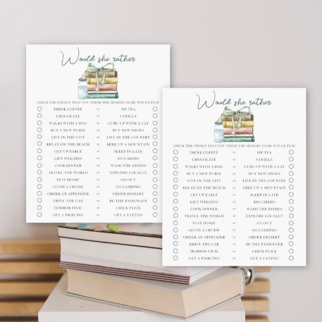 Papier Nouveau Baby shower de chapitre Voudrait-elle plut (Créateur téléchargé)