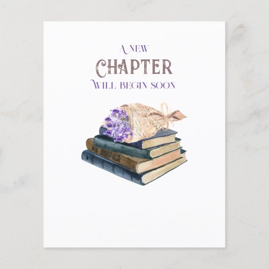 Papier Nouveau Chapitre Commencer Livre Guess Baby shower (Dos)