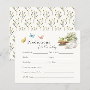Papier Nouveau chapitre Livre Tea Party Baby Predictions