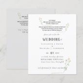 Papier NOUVEAU ! CONCEPTION PROPRE INVITE MARITIME - Budg (Devant / Derrière)