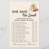 Papier Nouveau Livre De Chapitre Il A Dit Qu'Elle A Dit J (Devant)