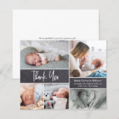 Papier Nouveau-né Photo Collage baby shower de tableau de (Devant / Derrière)