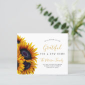 Papier Nouvelle adresse Budget annonce de déménagement to (Debout devant)