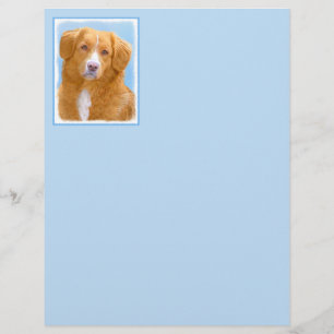 Papier Nouvelle-Écosse Peinture de chien pour l'essayeur