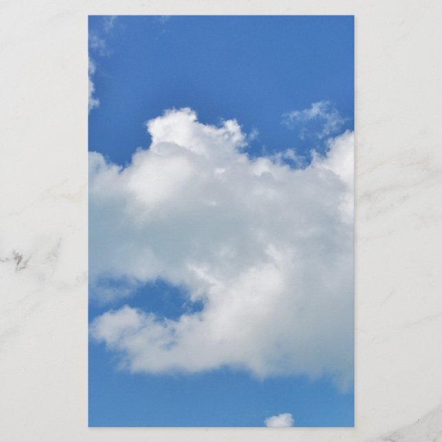 Papier nuage ensoleillé (Devant)