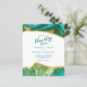 Papier Nuestra Boda AGATE Gold Mariage espagnol INVITE (Debout devant)