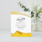 Papier Nuestra Boda AGATE Gold Mariage espagnol INVITE (Debout devant)