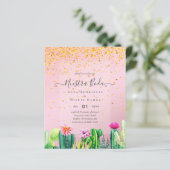 Papier Nuestra Boda CACTI Fiesta Mariage espagnol INVITE (Debout devant)