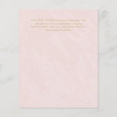 Papier Nuestra Boda Gold Frame Mariage espagnol INVITE (Dos)