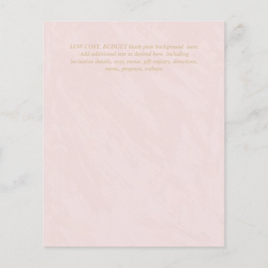 Papier Nuestra Boda Gold Frame Mariage espagnol INVITE (Dos)