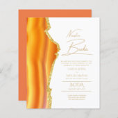 Papier Nuestra Boda Gold Texte AGATE Mariage INVITE (Devant / Derrière)