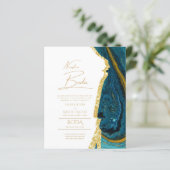 Papier Nuestra Boda Gold Texte AGATE Mariage INVITE (Debout devant)