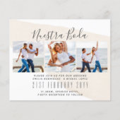 Papier Nuestra Boda Photo Collage Mariage INVITE (Devant)