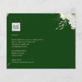 Papier NUESTRA BODA White Roses Espagnol Photo Invitation (Dos)