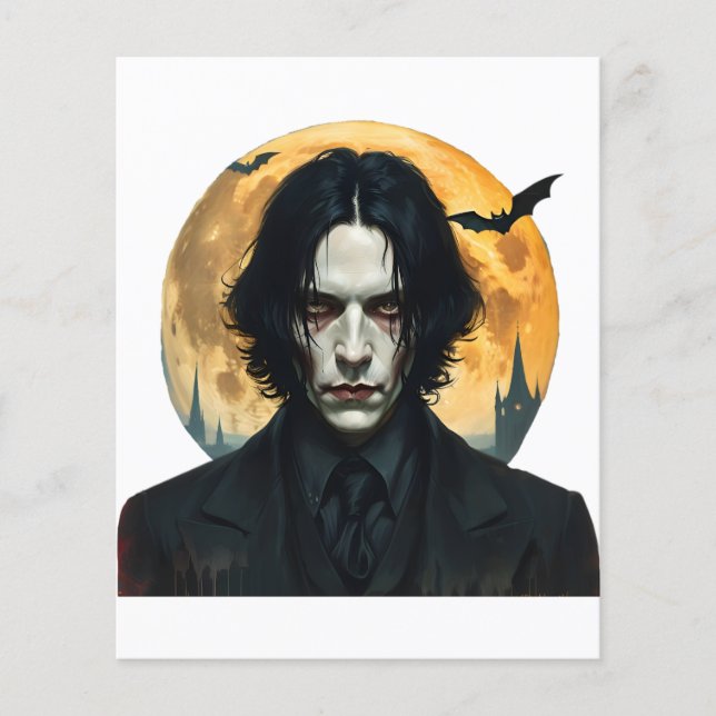 Papier Nuit d'Halloween - Vampire Rising (Devant)