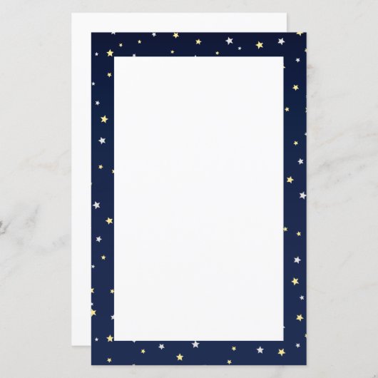 Papier Nuit étoilée (Devant / Derrière)