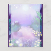 Papier Nuit étoilée dans un étang (Devant)