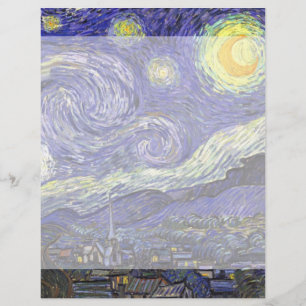 Papier Nuit étoilée par Vincent van Gogh